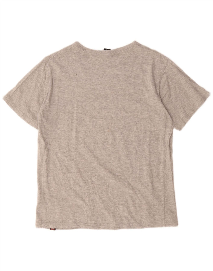 Saltrock Herre grafisk T-shirt Top Lille grå Flecked Bomuld