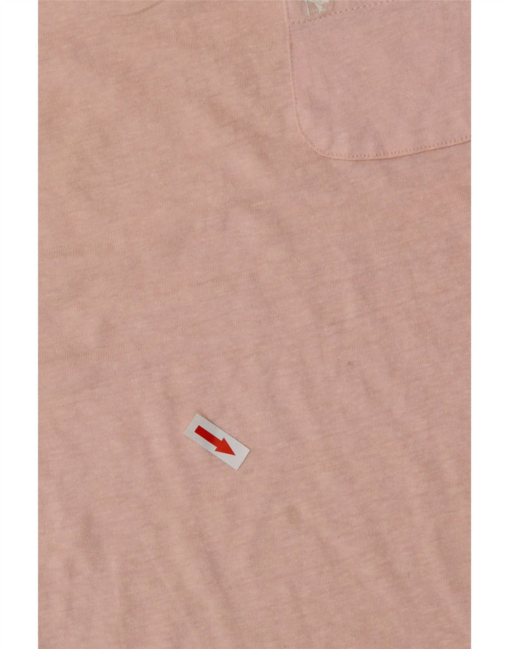 Jack Wills Dame T-Shirt Top UK 12 Medium Pink Polyester