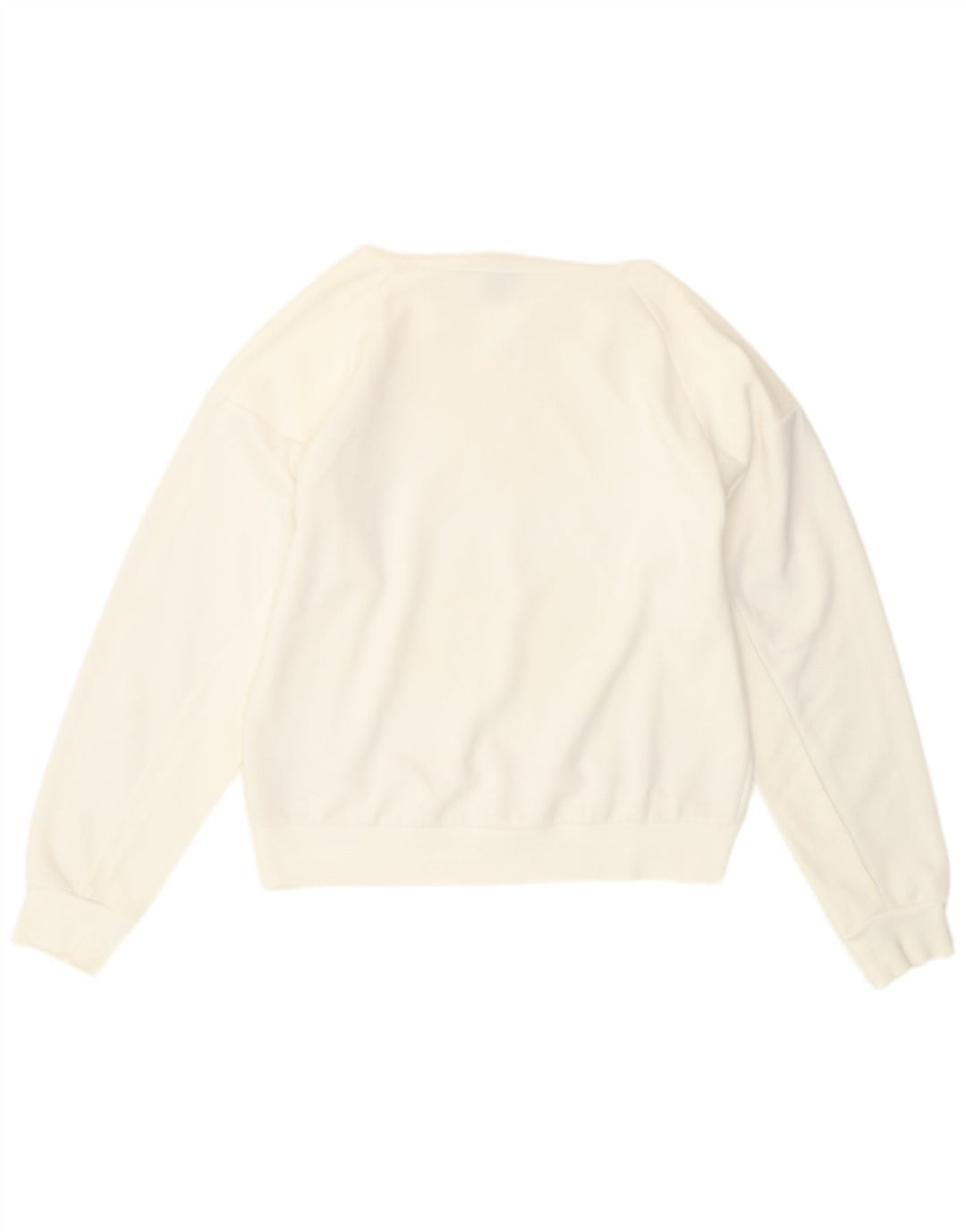 Puma Dame Loose Fit Sweatshirt Jumper UK 10 Small White