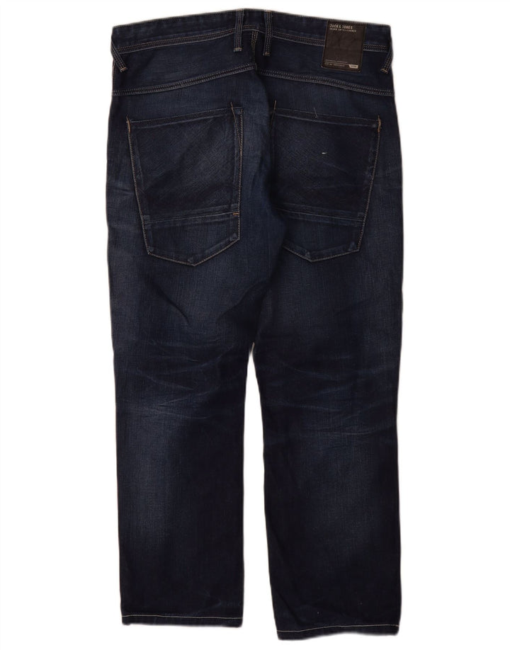 Jack & Jones Straight Jeans til mænd W32 L30 blå bomuld