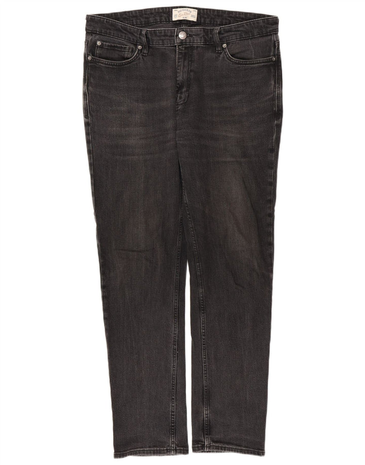 FAT FACE Herre Slim Jeans W36 L31 Grå Bomuld