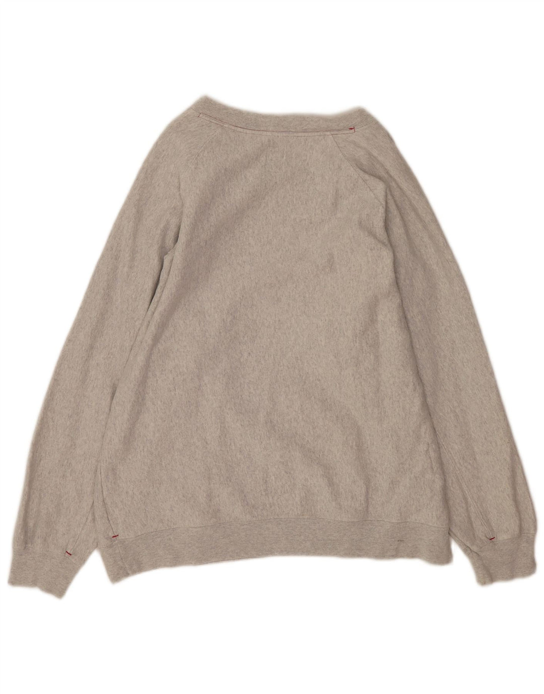 Vintage Dame Grafisk Sweatshirt Jumper UK 14 Medium Grey Flecked