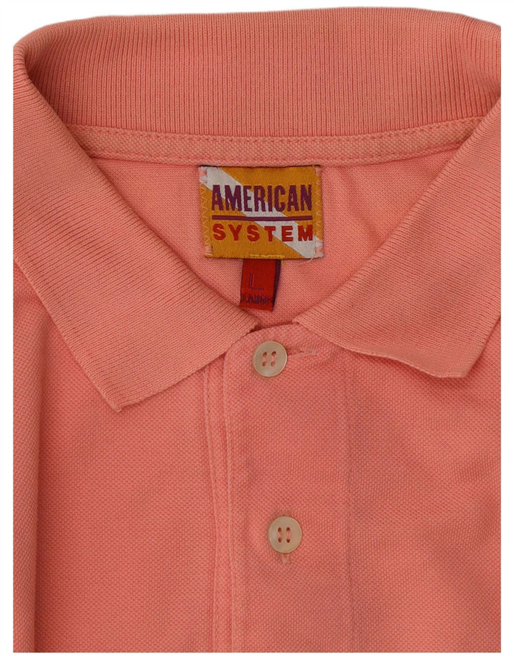 AMERICAN SYSTEM Poloshirt til mænd Large Pink