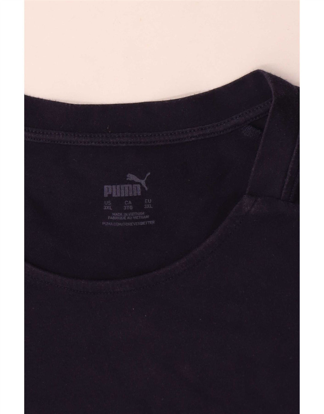 Puma herre T-shirt top 3XL marineblå bomuld
