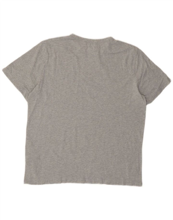 COS Herre Regular T-Shirt Top Medium Grey Bomuld