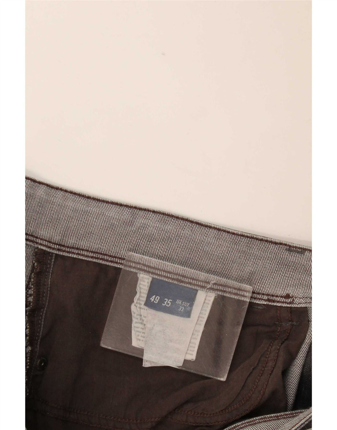 Trussardi Straight Jeans til mænd W33 L33 Grå