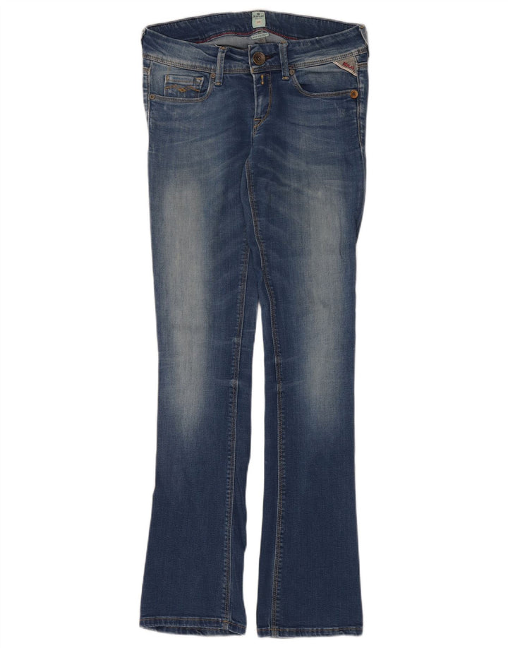 Replay Dame Slim Bootcut Jeans W25 L32 Blå