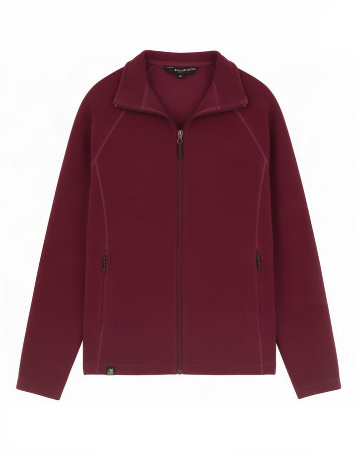 Berghaus Dame Fleecejakke UK 14 Stor Burgundy Polyester