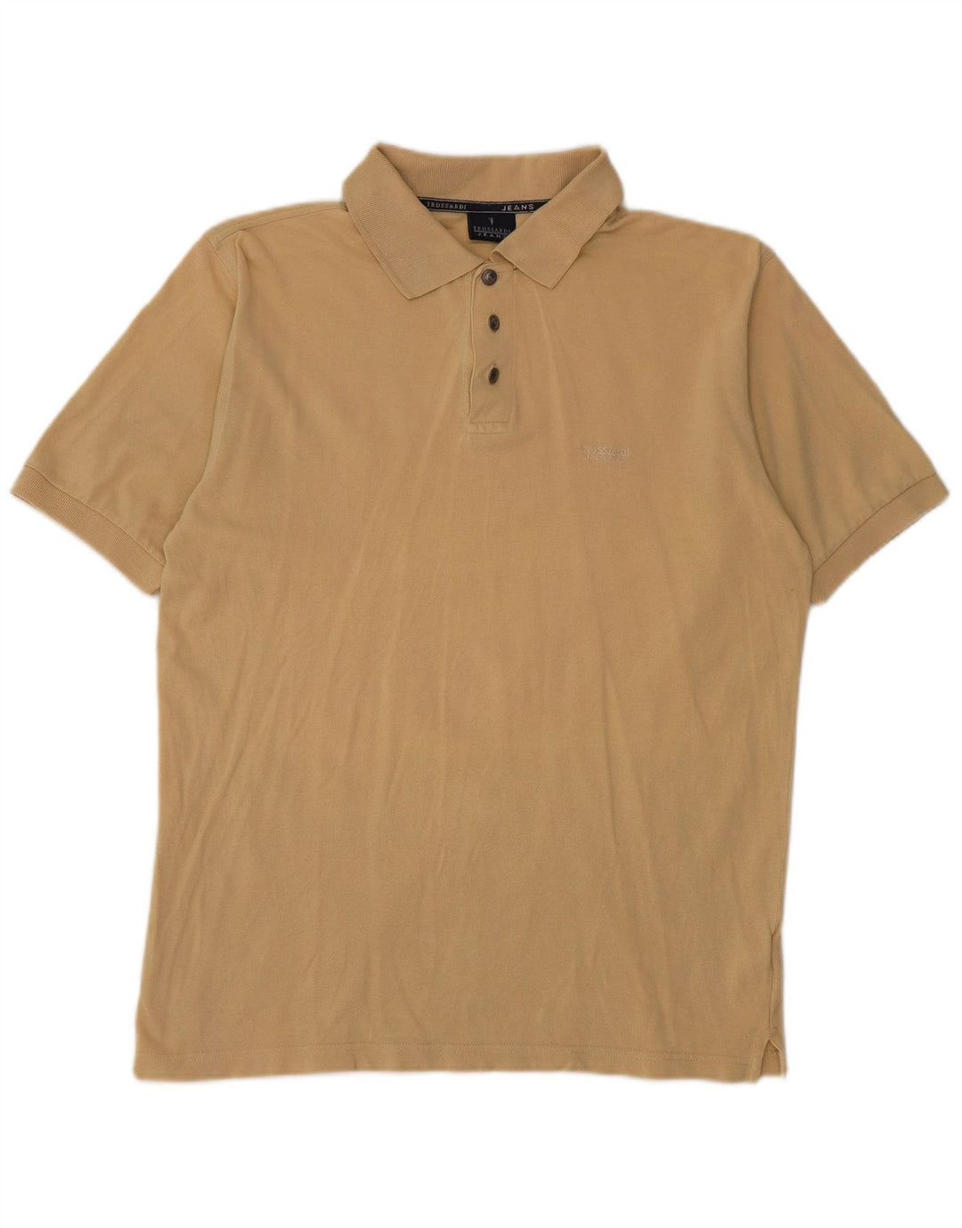TRUSSARDI JEANS Poloskjorte til mænd Medium Beige Bomuld