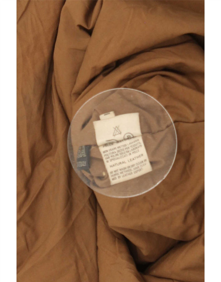 Casa Veneta Herre Læderfrakke IT 52 XL Beige