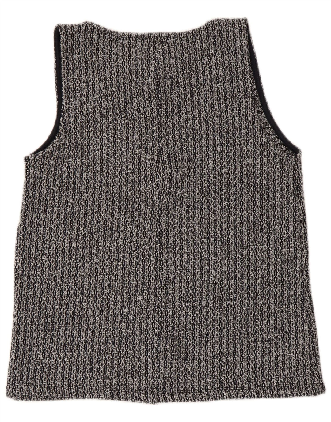 Zara Damevest Top UK 12 Medium Grå Polyester