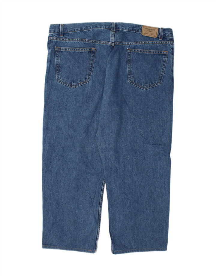 DOCKERS Mens Straight Jeans W42 L26 Blue Cotton Vintage Dockers and Second-Hand Dockers from Messina Hembry 