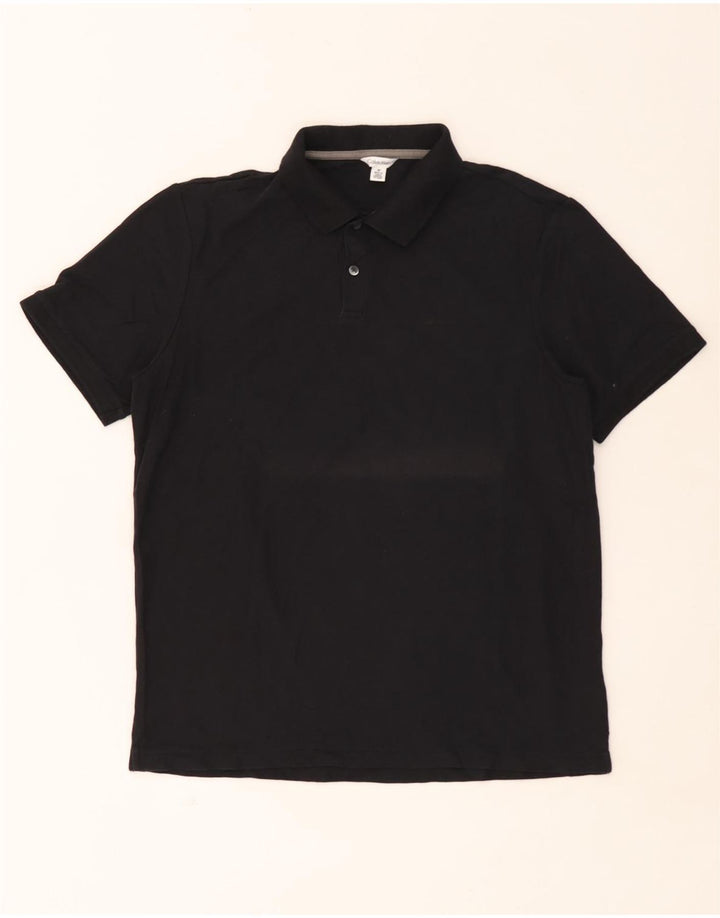 Calvin Klein herre poloshirt Medium sort bomuld