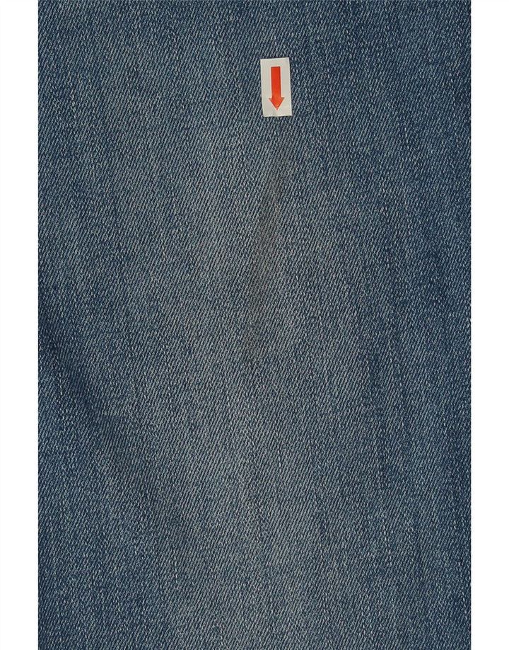 Tommy Hilfiger Herre Cropped Bootcut Jeans W34 L26 Blå Bomuld