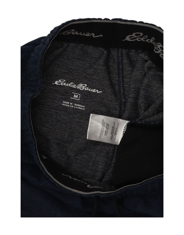 EDDIE BAUER Womens Tracksuit Trousers UK 14 Medium  Navy Blue Polyester Vintage Eddie Bauer and Second-Hand Eddie Bauer from Messina Hembry 