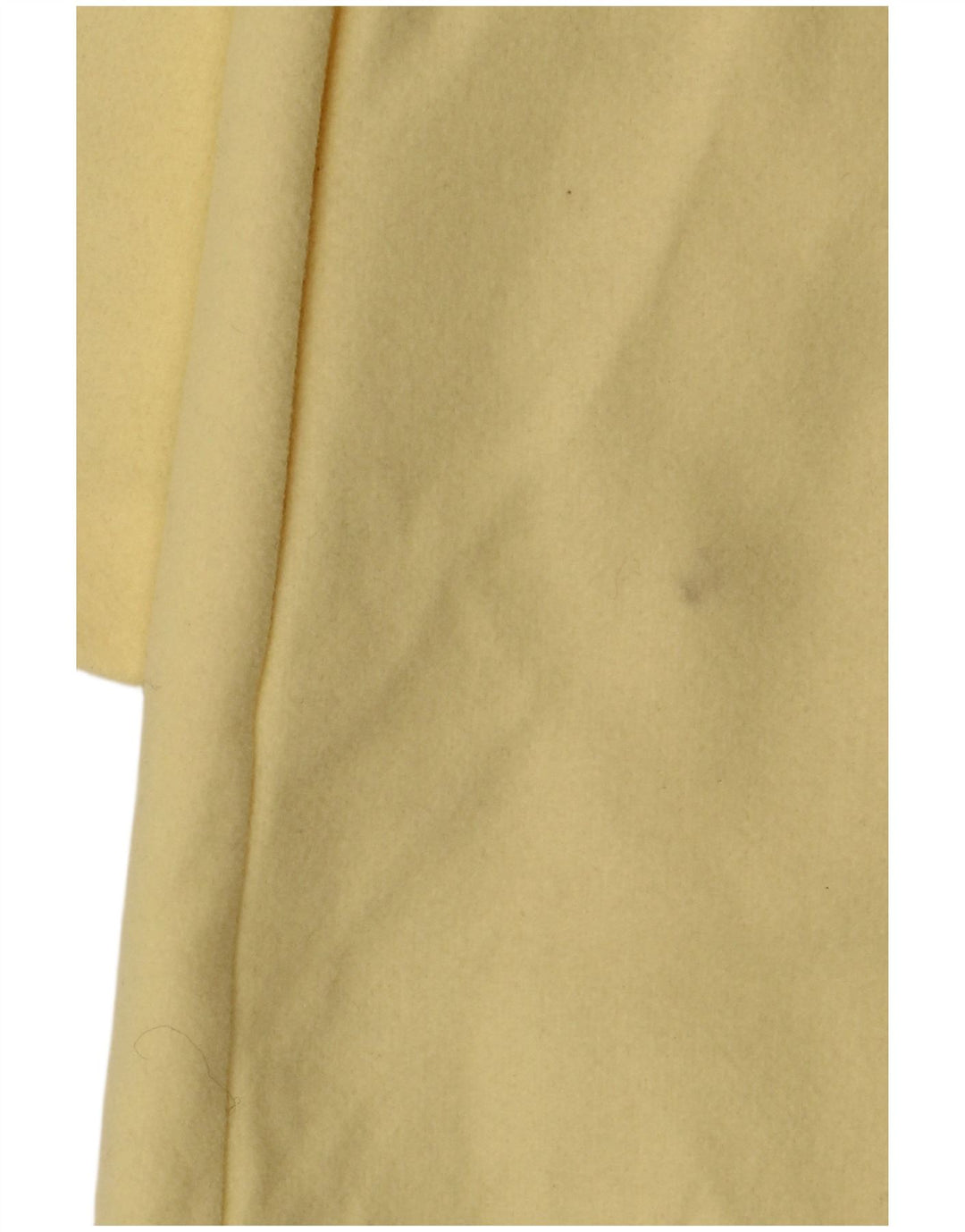 Zara Womens Open Overcoat UK 16 Large Yellow Polyester