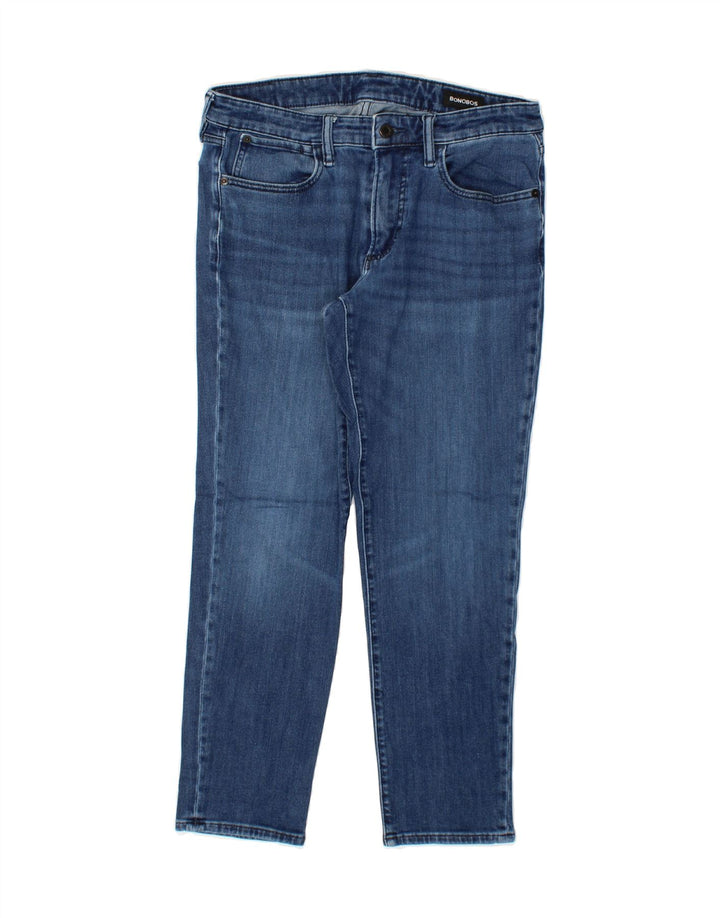 BONOBOS Mens Slim Jeans W32 L27 Blue Cotton Vintage BONOBOS and Second-Hand BONOBOS from Messina Hembry 