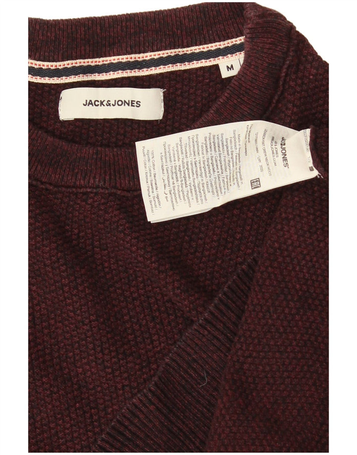 Jack & Jones herre sweater med rund hals, medium Bourgogne bomuld
