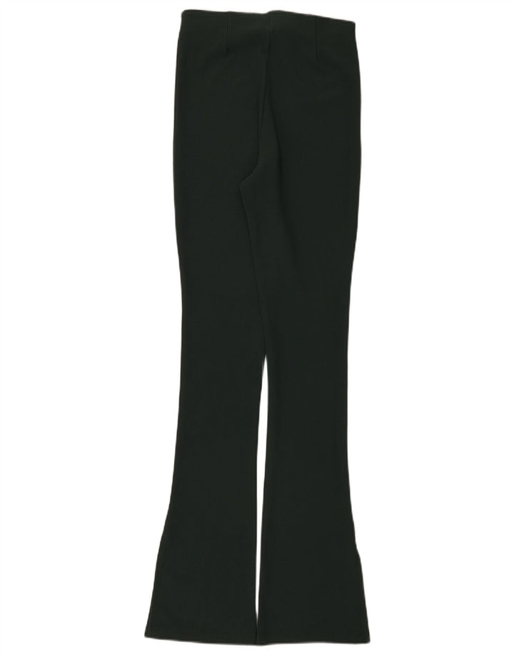Zara Dame Flare Leggings UK 8 Small Green