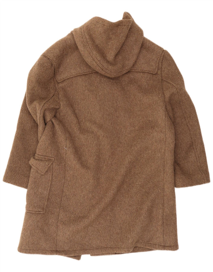 Four Seasons Dame Hætte Oversized Duffel Coat UK 18 XL Beige Uld