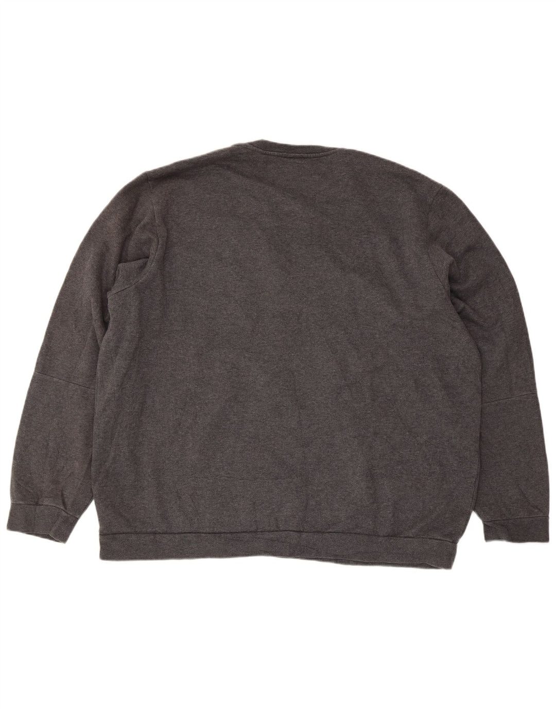 Adidas Herre Regular Fit Sweatshirt Jumper 2XL Grå Bomuld