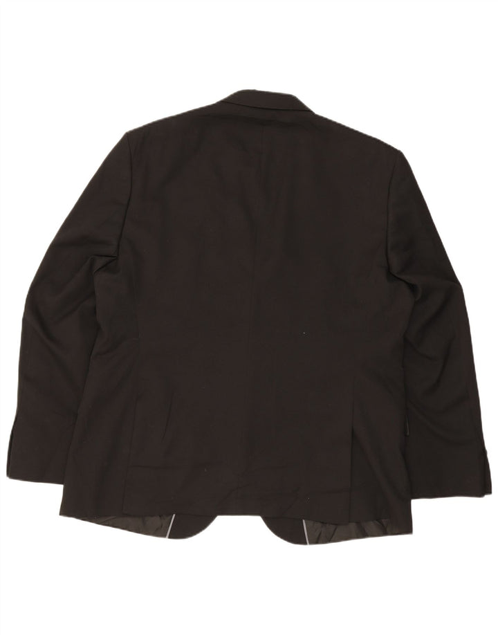 Marks & Spencer Herre 2-knaps blazerjakke UK 46 XL Sort Polyester