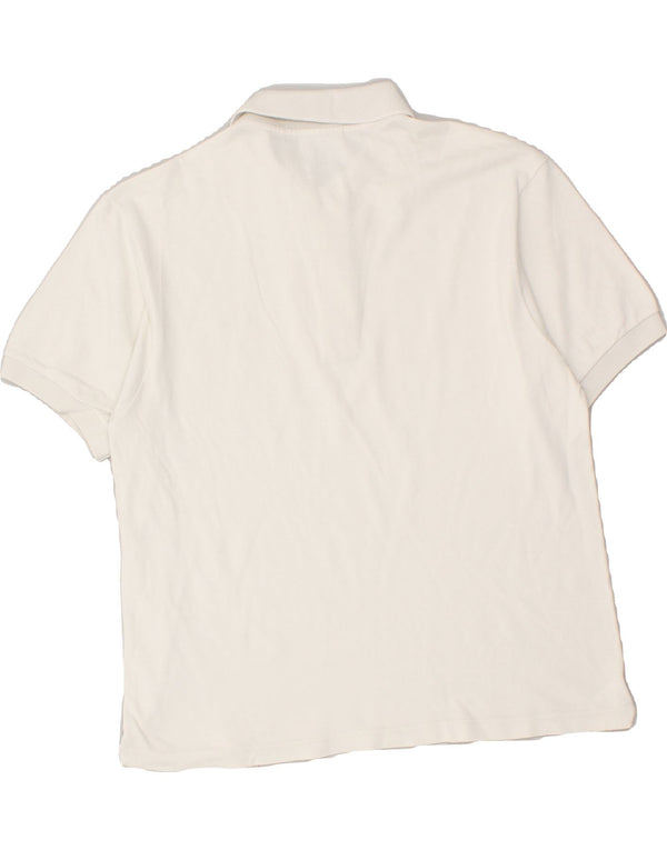 LACOSTE Poloshirt til mænd str. 3 Lille hvid bomuld