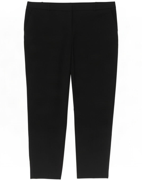Marks & Spencer Lige Chinobukser til kvinder UK 22 3XL W44 L30 Sort