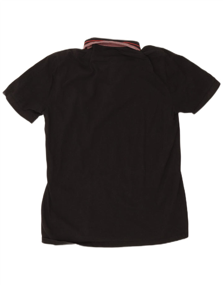 Hugo Boss Polo Shirt til mænd Stor sort stribet bomuld