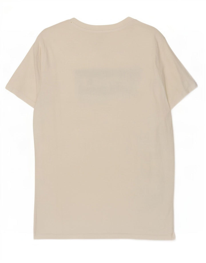 Levi's Herre grafisk T-shirt Top Stor hvid bomuld