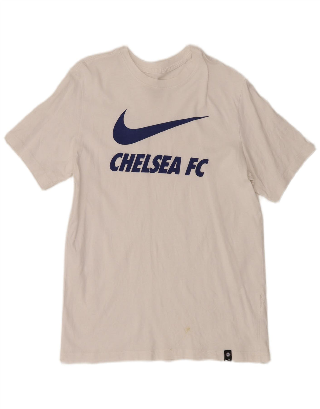 Nike Herre Chelsea FC Grafisk T-Shirt Top Medium White