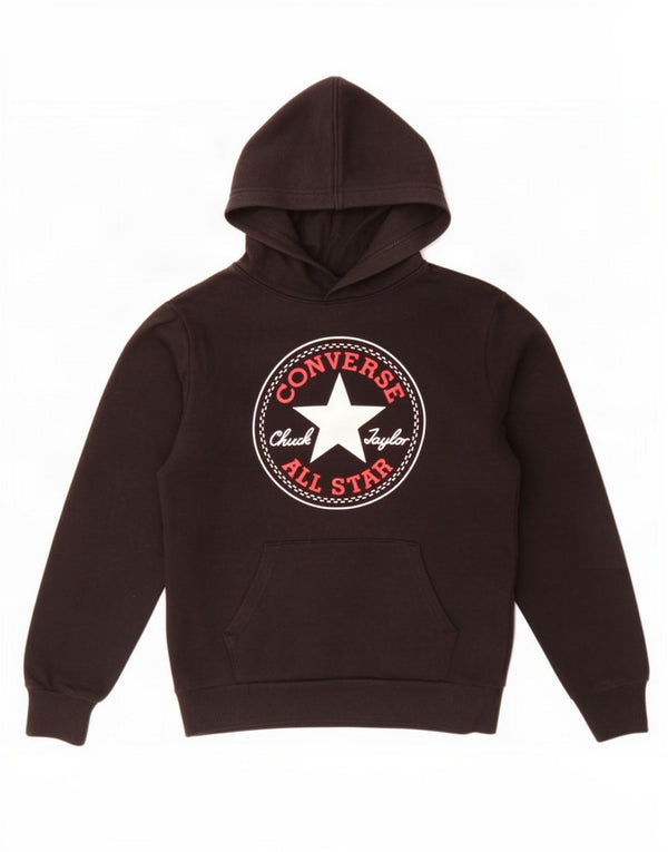 Converse Boys Chuck Taylor Grafisk hættetrøjetrøje 12-13 år Stor Sort