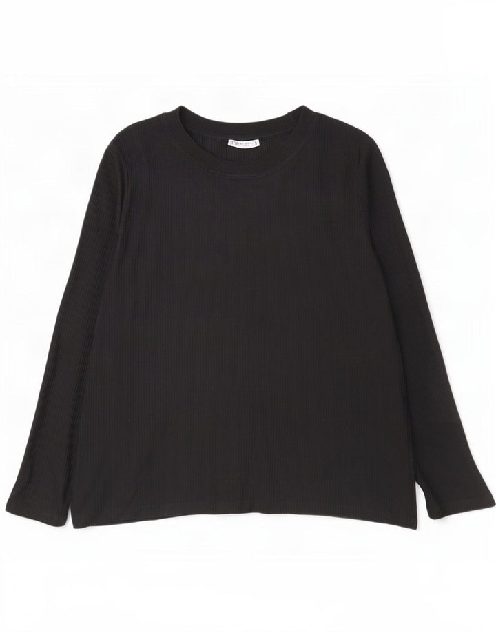 Zara Herre Top Langærmet XL Sort