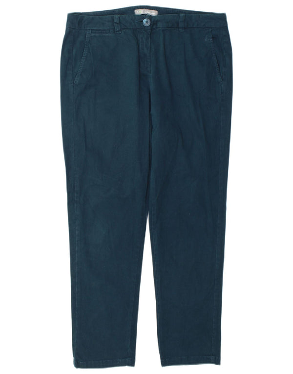 Marks & Spencer Lige Chinobukser til kvinder UK 12 Medium W34 L28 Grøn