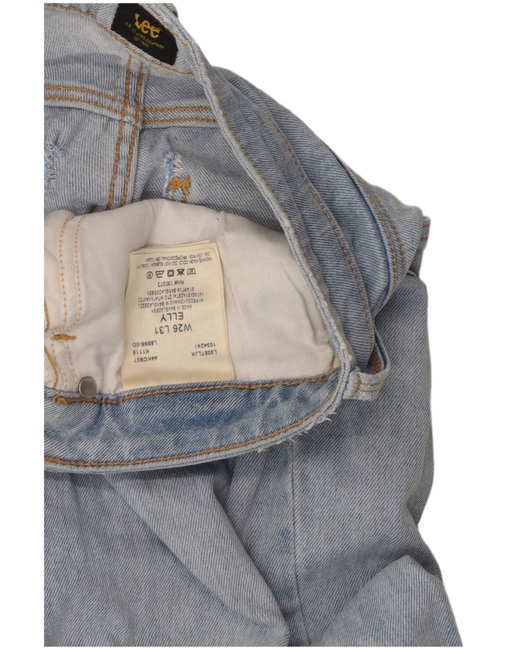 LEE Dame Elly Slim Jeans W26 L28 Blå Bomuld