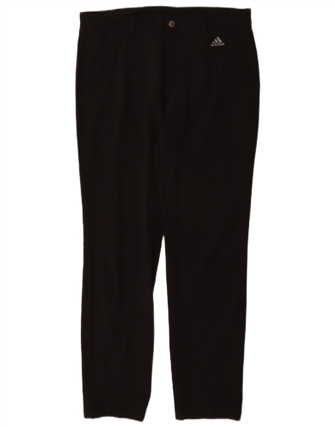 Adidas Slim Chino Bukser til kvinder W32 L32 Sort Polyester