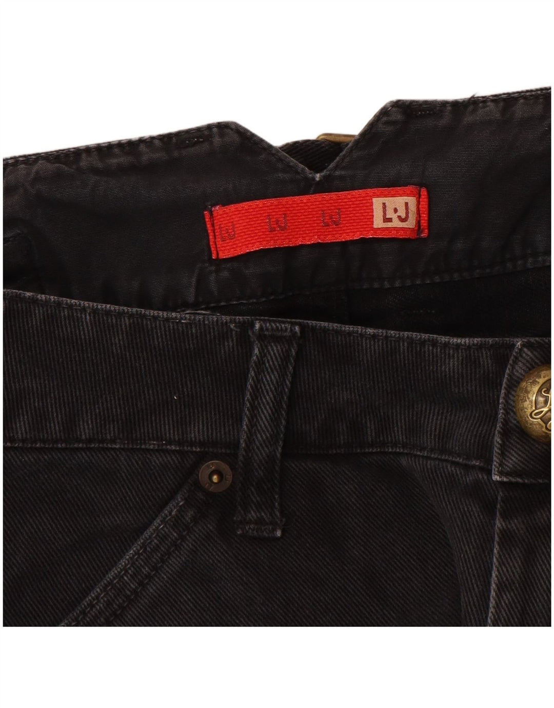Liu Jo Dame Slim Jeans W27 L33 Sort Bomuld
