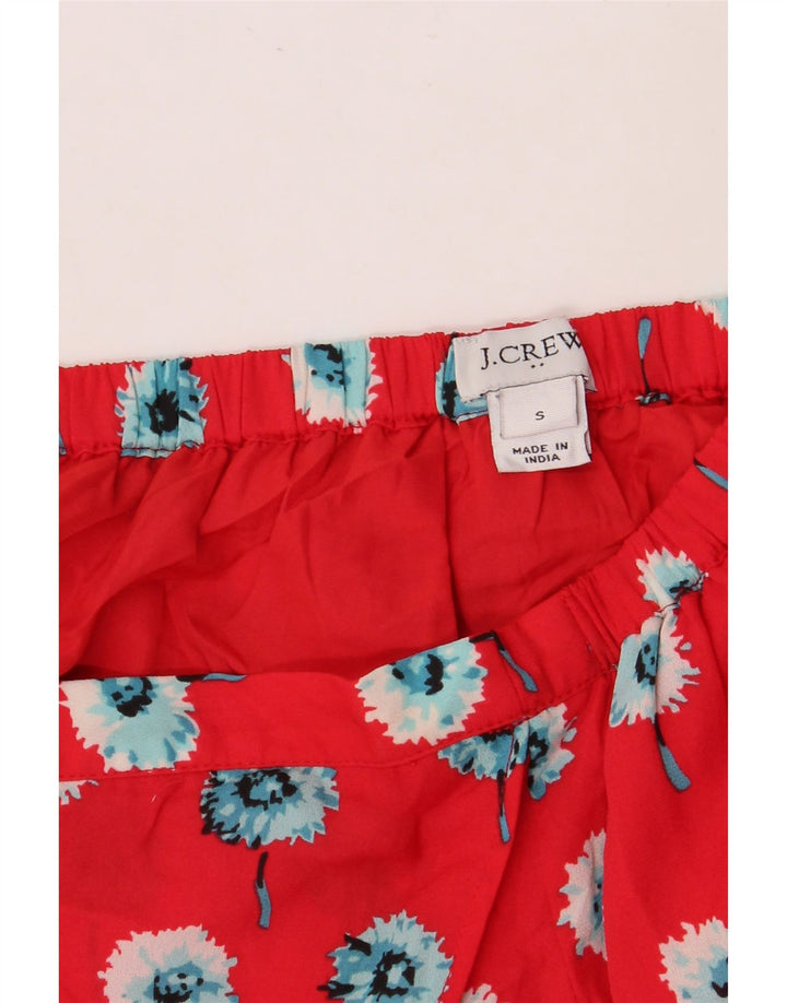 J. CREW Wrap-nederdel til kvinder, lille W27, rød blomster
