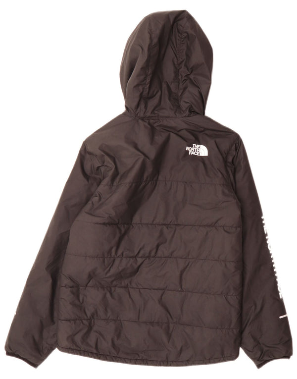 The North Face Boys Grafisk hættepolstret jakke 11-12 år Stor Sort