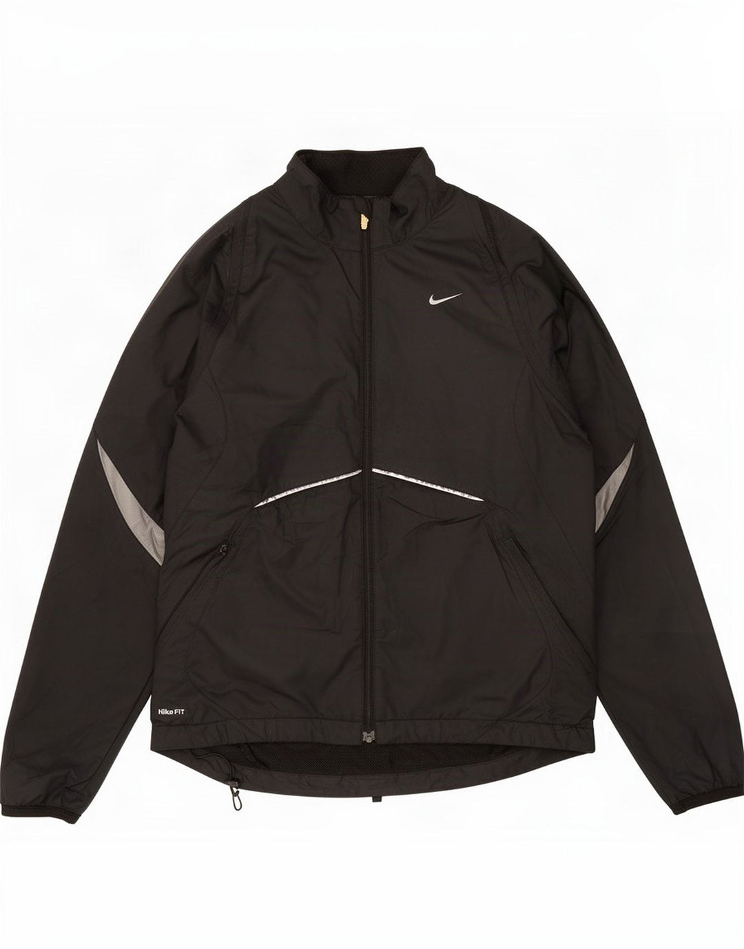 Nike Træningsdragt til mænd, topjakke UK 36/38 Lille sort polyester