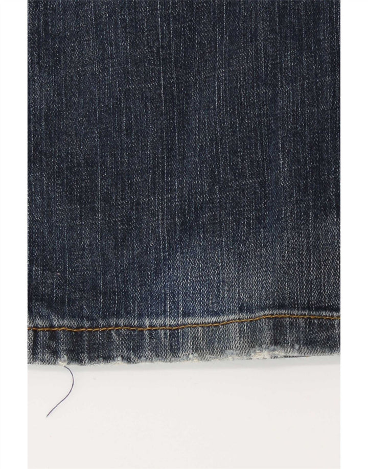 Zara Dame Bootcut Jeans EU 40 Medium W30 L35 Marineblå Bomuld