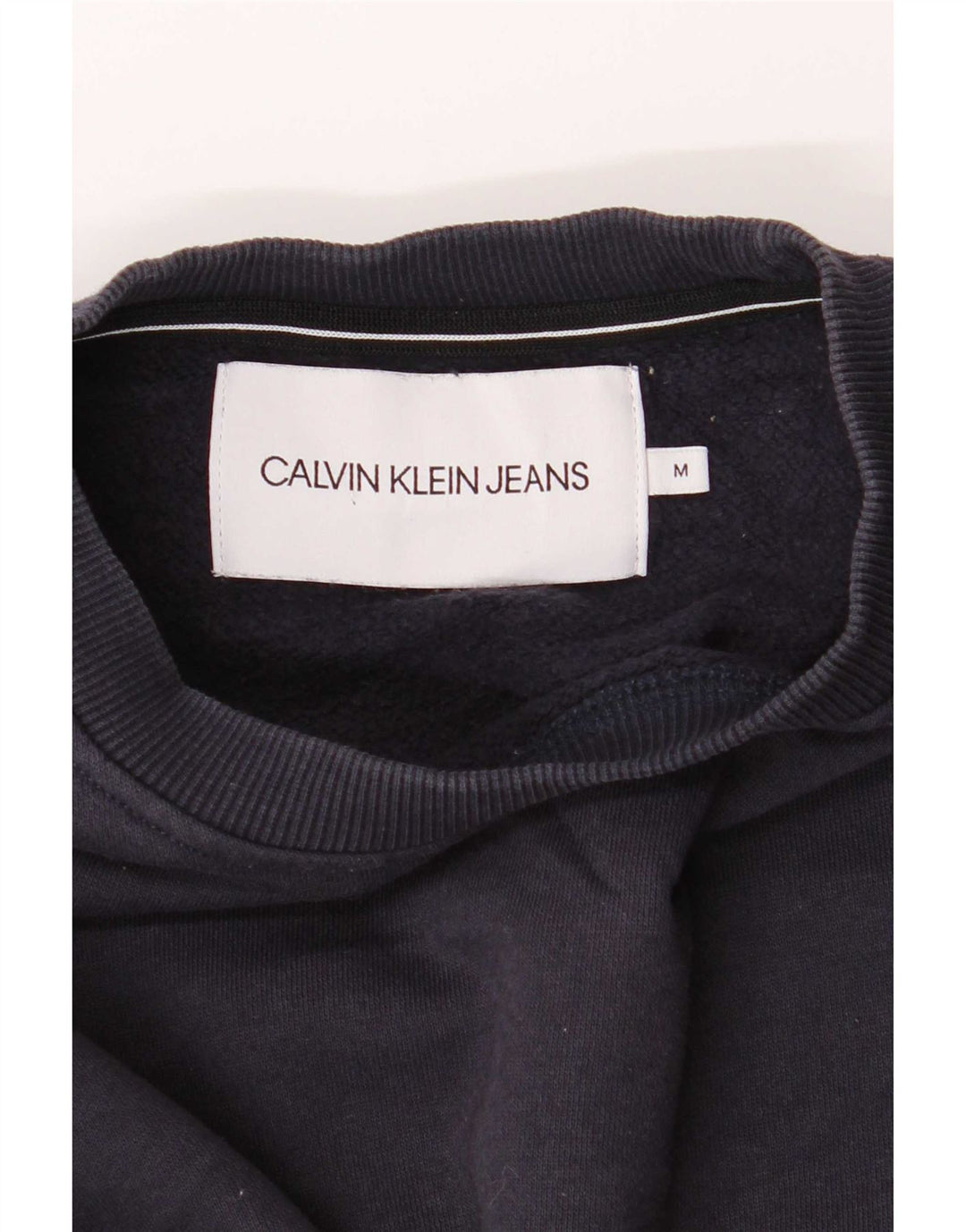 Calvin Klein Jeans Herre Sweatshirt Jumper Medium Navyblå Bomuld
