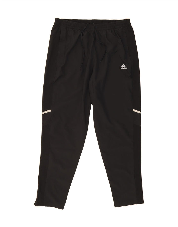 ADIDAS Mens Aeroready Tracksuit Trousers Large  Black Polyester Vintage Adidas and Second-Hand Adidas from Messina Hembry 