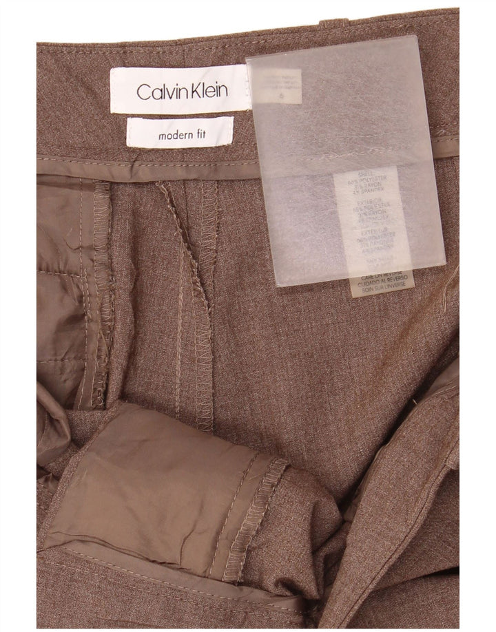 Calvin Klein Dame Bootcut Casual Bukser US 6 Medium W32 L32 Brun