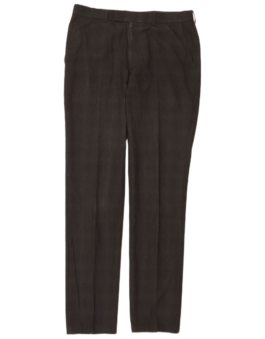 Marks & Spencer Herre Super Slim Fit Suit Bukser W32 L33 Grå ternet