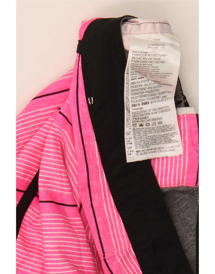 Hurley Boys svømmeshorts 11-12 år Pink Stribet polyester