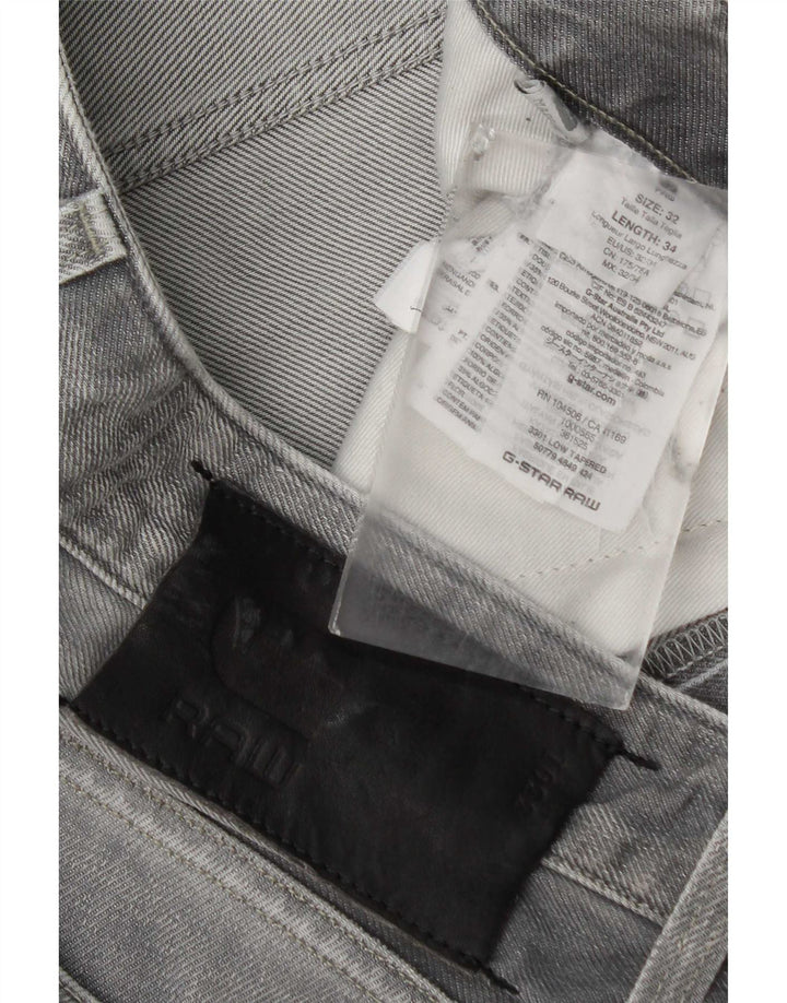 G-Star Slim Jeans til mænd W32 L34 Grå bomuld