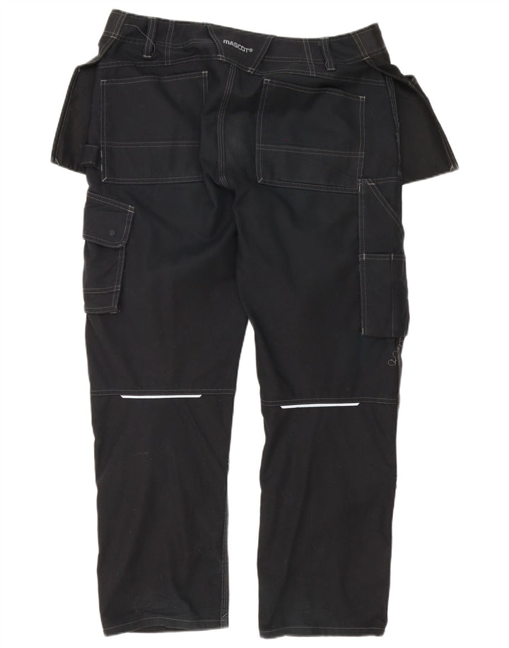 Maskot Herre Straight Cargo Bukser W36.5 L30 Sort Polyester