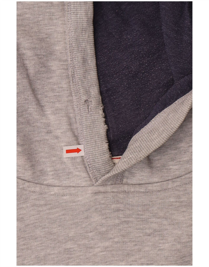 TOMMY HILFIGER Hættetrøje til mænd, lille grå bomuld