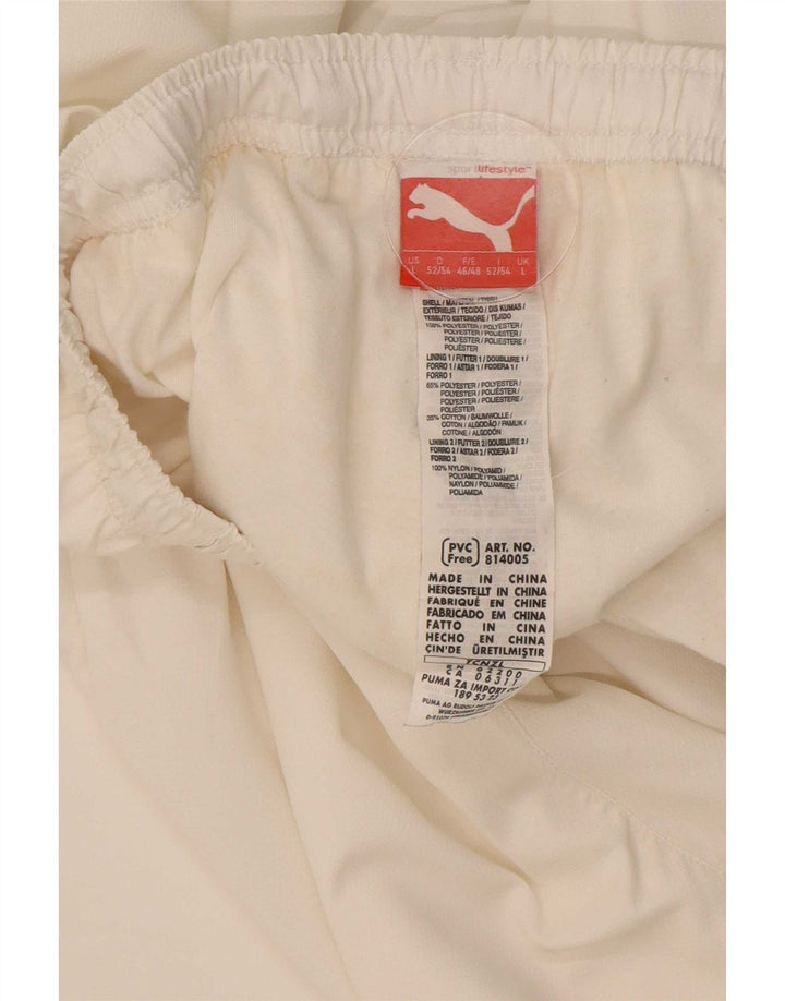 Puma Herre træningsdragt Bukser Joggers Large White Polyester